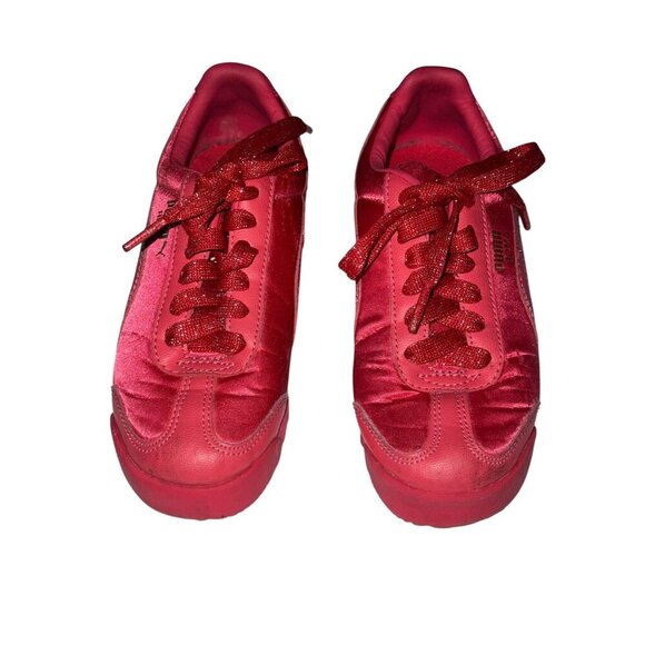 Puma Roma High Risk Red Junior Sneakers Size 12C - Picture 1 of 9